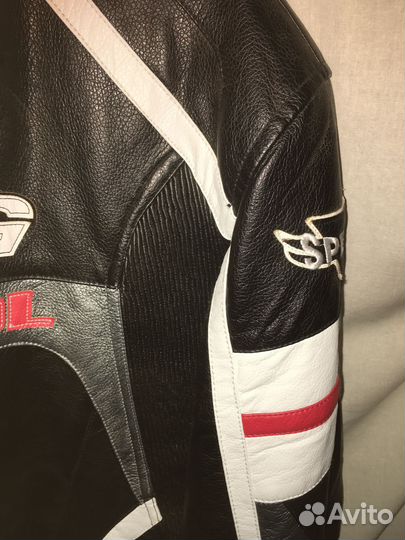 Мотокуртка из экокожи, размер 50-52 Китай