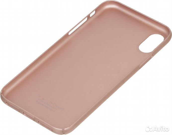 Накладка Case Air deppa для iPhone X (роз.золото)