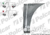 Ремкомплект крыла заднего левый зад для renault trafic (FL/JL) 03.01-12.06 короткий