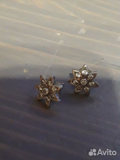 Серьги серебряные