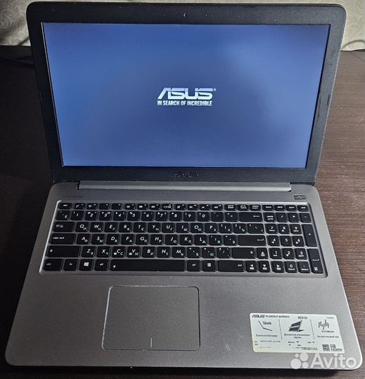 Ноутбук asus K501U (i5, ram 6gb, ssd 250 gb)