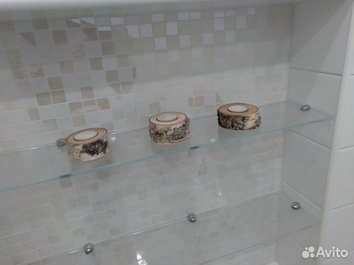 Подсвечники из спилов