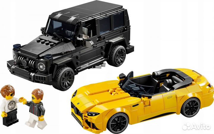 Конструктор lego Speed Champions 76924 Конструктор Mercedes-AMG G63 и Mercedes-AMG SL 63