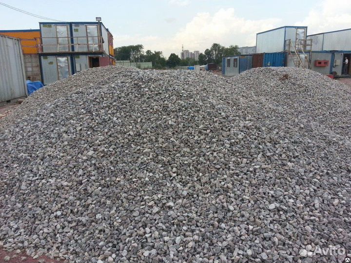 Щебень \ Отсев гранитный 20 фракции от трех кубов