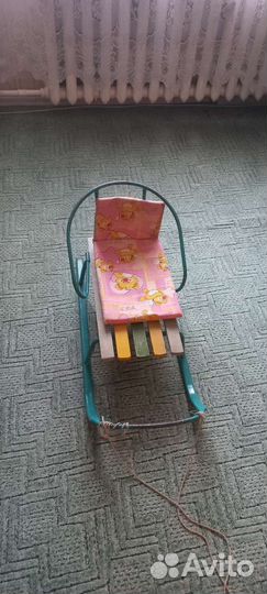 Детские зимние санки