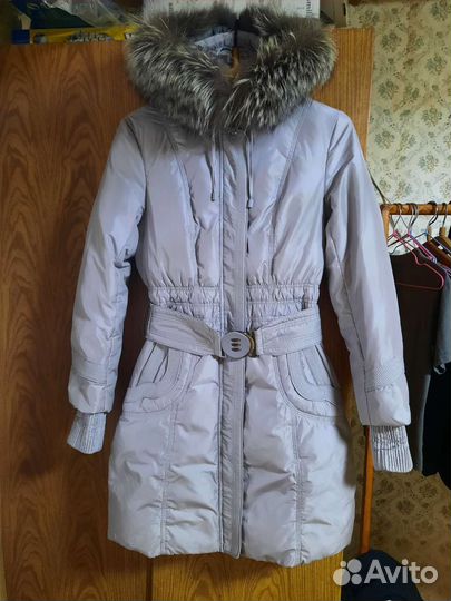 Пуховик женский длинный 44 46