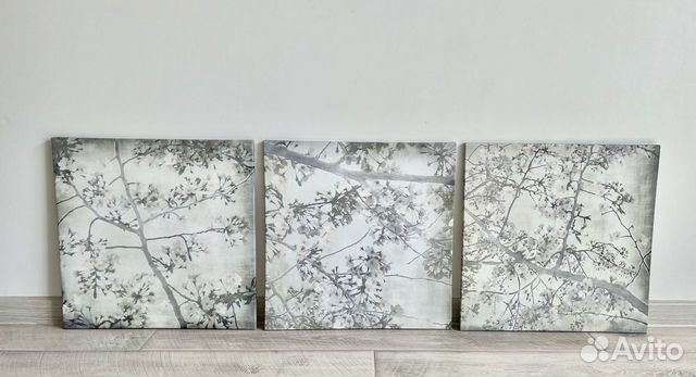 Картина триптих Икея 3 шт