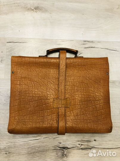 Портфель кожаный винтаж СССР