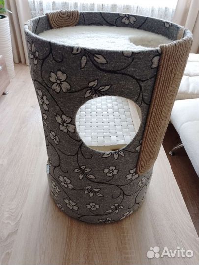 Домик, когтеточка, с игровым полем, гамаком