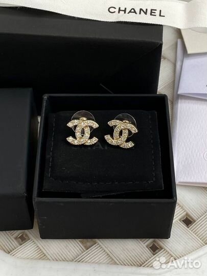 Серьги Chanel оригинал