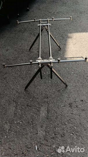 Род под на 4 удилища, нержавейка