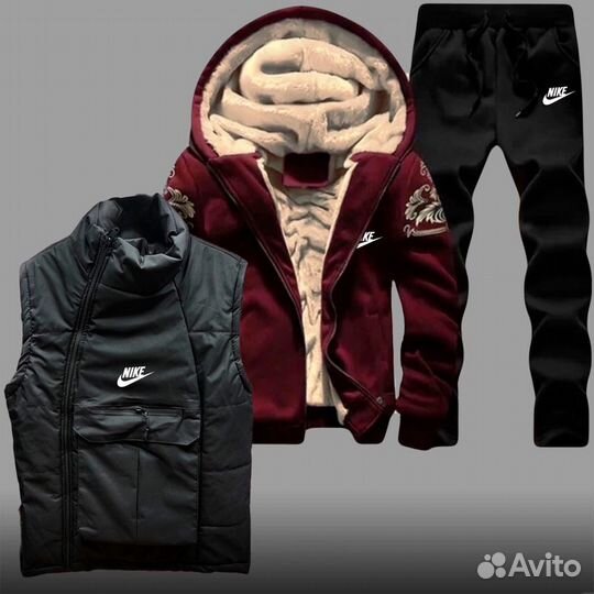 Тройка Nike теплая с мехом