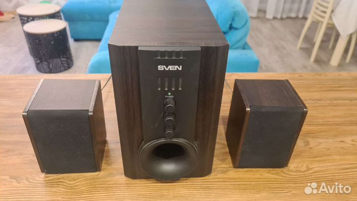 Акустика sven SPS-821 темное дерево