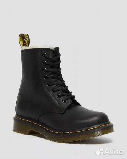 Ботинки с мехом Dr. Martens 1460 из США