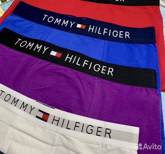 Трусы мужские боксеры tommy hilfiger +5 носок