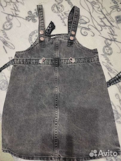 Джинсовый сарафан для девочки gloria
