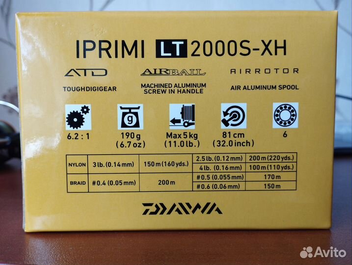 Катушка Daiwa Iprimi LT 2000S-XH