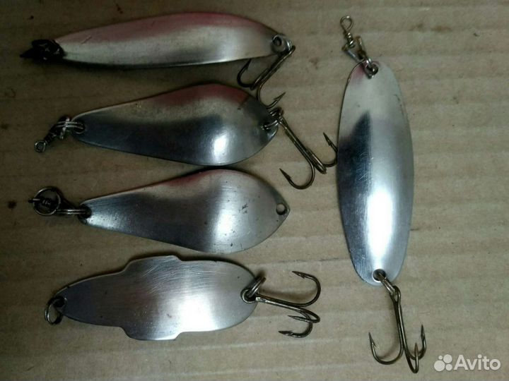 Блесна СССР Атом Протва Играющая рыболовные снасти