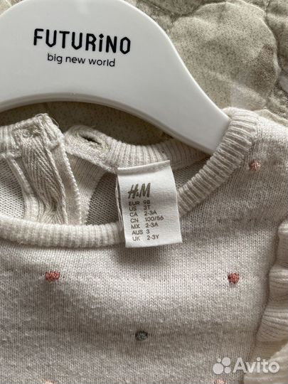 Кофта для девочки hm 98