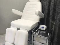 Педикюрное кресло белое Сириус 3 мотора