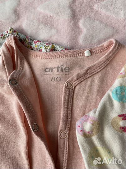 Набор комбинезонов для девочки 74-80