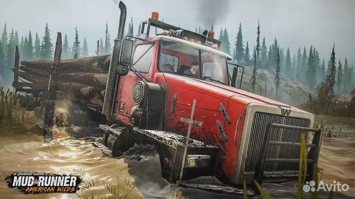 Игры PS4 Spintires: MudRunner American Wilds