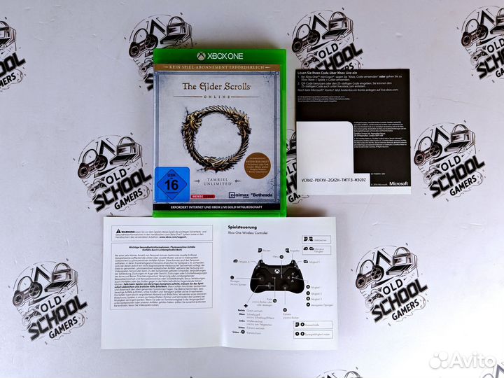 Диск на Xbox one The Elder Scrolls Online