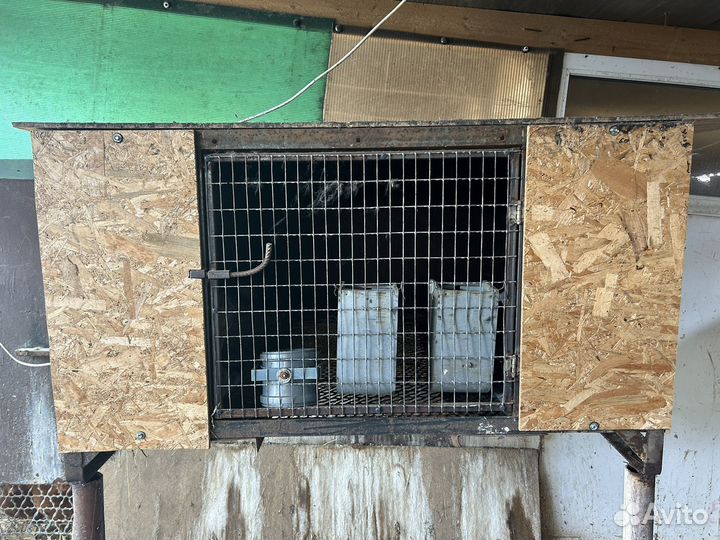 Металические клетки для кроликов и нутрий