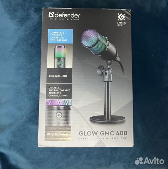 Игровой микрофон Defender Glow GMC 400