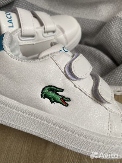 Кроссовки детские Lacoste белые