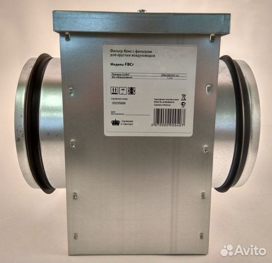 Канальный Фильтр бокс для вентиляции