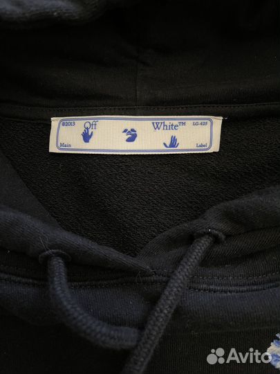 Off-white худи с логотипом arrows