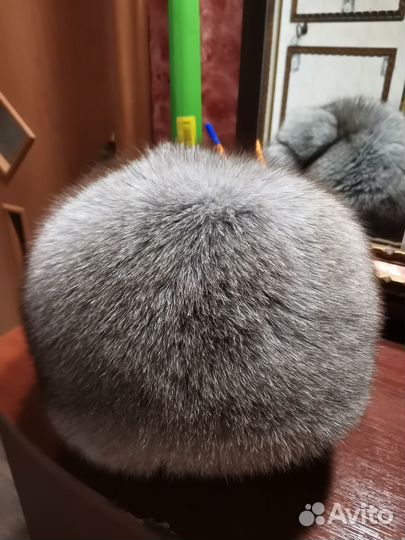 Шапка песец р 56 женская