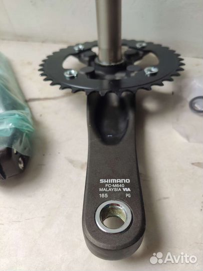 Система Shimano ZEE, 68-73(шатуны 165мм)