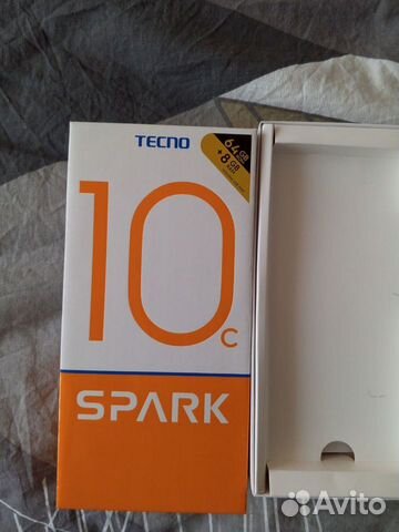 TECNO Spark 10c, 4/64 ГБ объявление продам