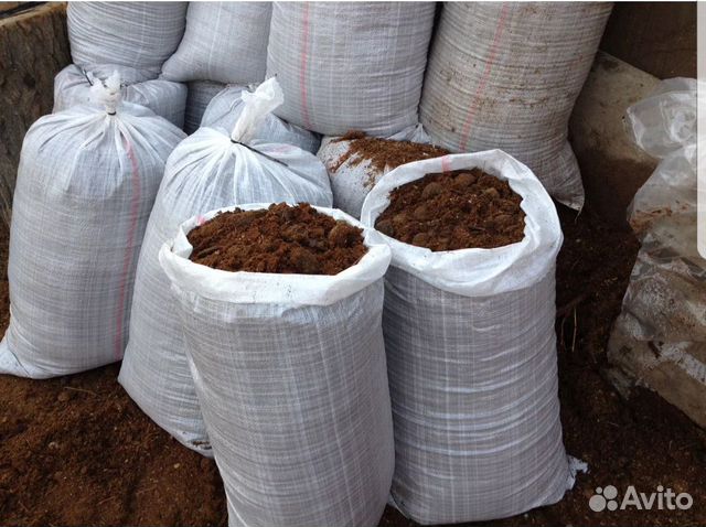 Навоз в мешках большие полные мешки