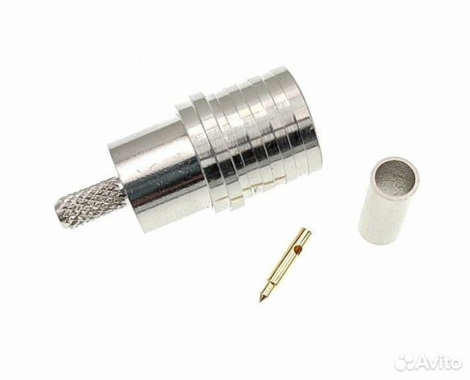 Вч-разъём QMA(male) обжимной под кабель RG-316