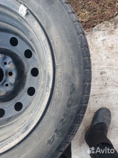 Резина в сборе лето r14