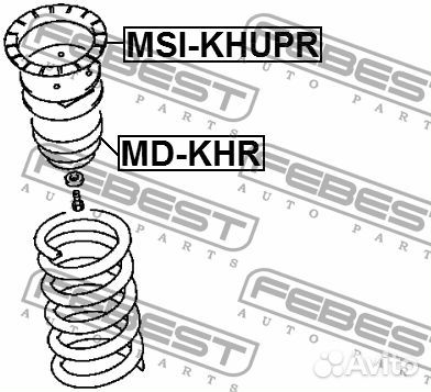 Проставка задн пружины верхняя mitsubishi pajero I