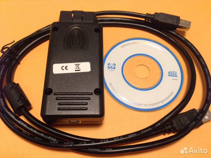 BMW scanner v. -1.4.0 OBD2 диагностический шнур