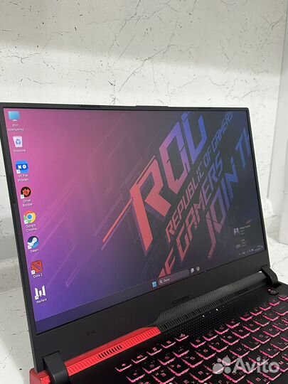 Игровой ноутбук asus ROG G513 8 ядерный + RTX