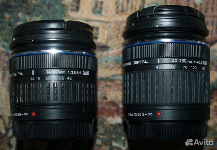 Olympus 14-42mm 1:3,5-5,6 ED и 40-150mm 1:4-5,6 ED