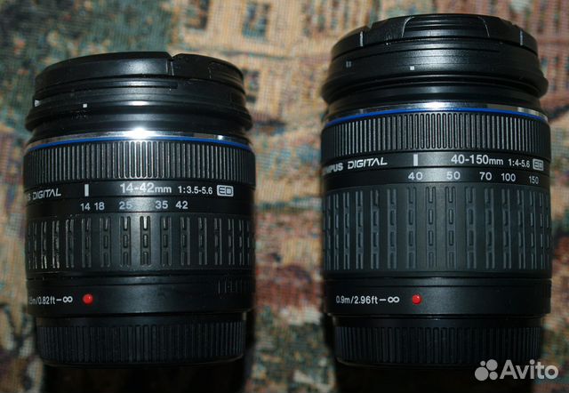 Olympus 14-42mm 1:3,5-5,6 ED и 40-150mm 1:4-5,6 ED