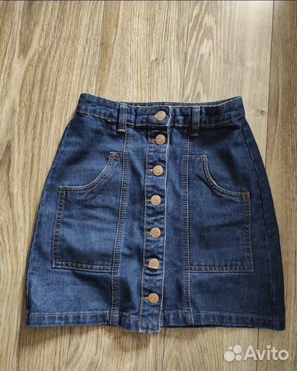 Юбка джинсовая