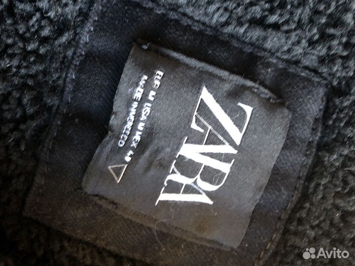 Джинсовая куртка мужская zara с мехом