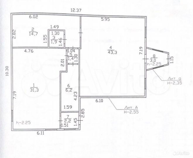 Свободного назначения, 104 м²