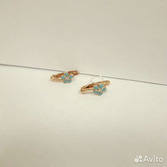 Золотые серьги