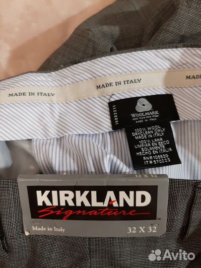 Брюки Kirkland. W32/L32. Новые