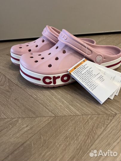 Кроксы розовые с биркой 37 37,5 38 crocs