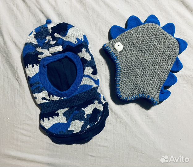 Шапки зимние осенние, краги 1-3 года